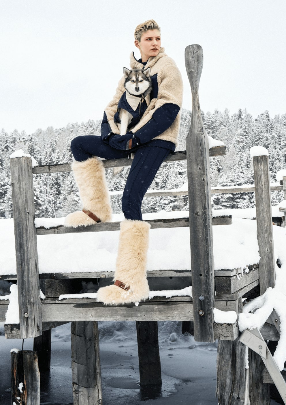 Giorgio Armani ジョルジオ アルマーニ ネーヴェ 2025秋冬 ラグジュアリーな山岳リゾートスタイル